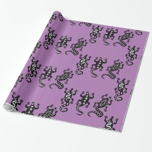 Three Lizards Thunder_Cove Southwest Style Wrapping Paper