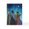Three Magi Bearing Gifts Under Starry Sky