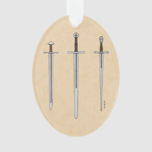 Three Mediaeval Swords 2016 Ornament