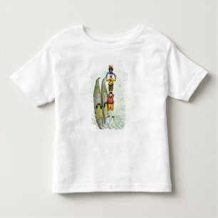 Three men balancing on two gondolas, 1772 toddler T-Shirt