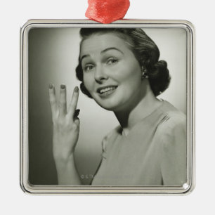 Three Metal Ornament