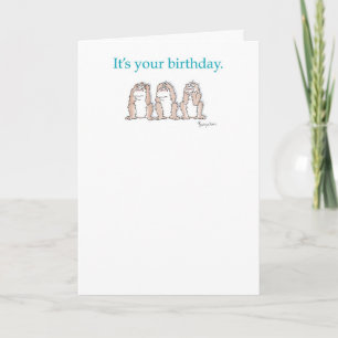 THREE MONKEYS CARD