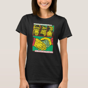Three Monkeys Democrats America Republican Politic T-Shirt