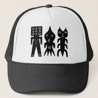 Three Monsters Trucker Hat