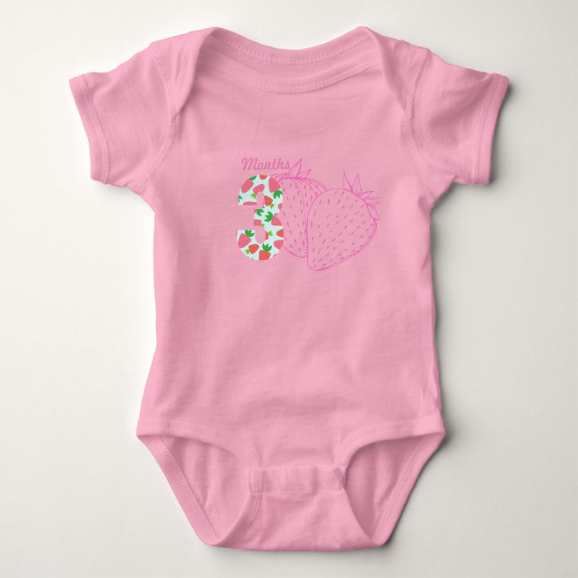Three months  baby bodysuit (Front)