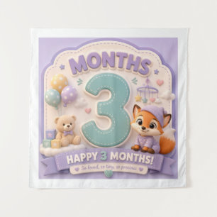 Three Months of Discovery – Baby Milestone Little Tapestry