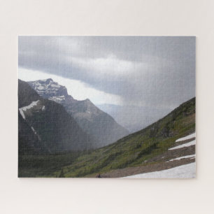 Three Mountains Storm Cloud Scenic Photo Jigsaw Puzzle