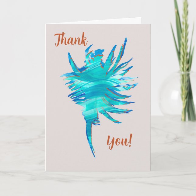 Three multi-coloured conch shell wave-silhouette   holiday card (Front)