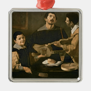 Three Musicians, 1618 Metal Ornament