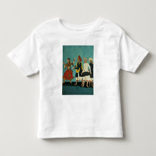 Three musicians and a dancing girl, Tanjore, Tamil Toddler T-Shirt