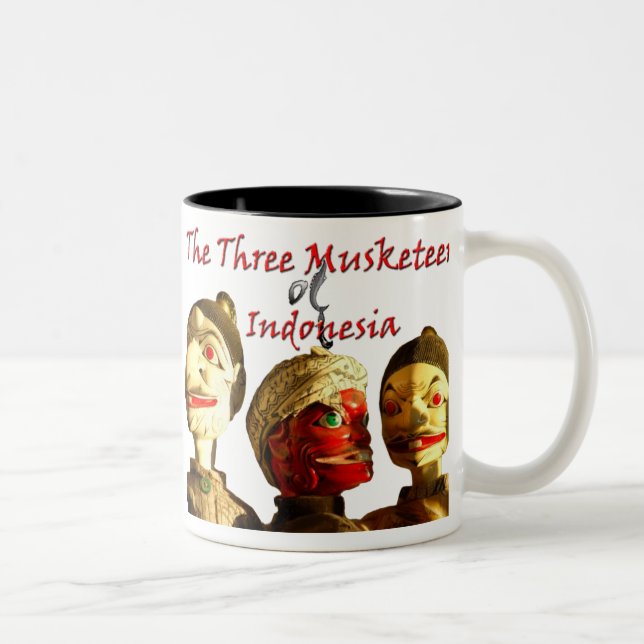 Three Musketeers Indonesia Two-Tone Coffee Mug (Right)