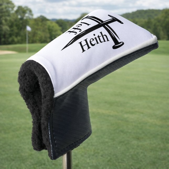 Three Nail Cross Monogrammed Golf Head Cover (Creator Uploaded)