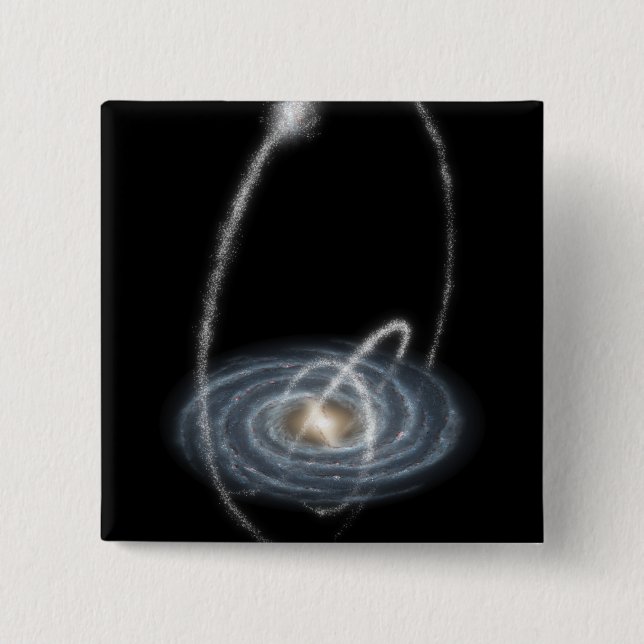 Three newly-discovered streams 15 cm square badge (Front)