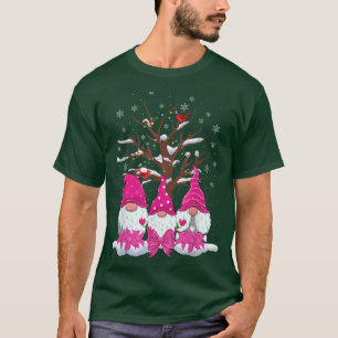Three Nordic Gnomes Winter Christmas Swedish Elves T-Shirt