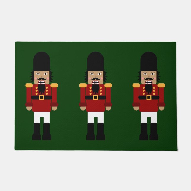 Three Nutcrackers - Door Mat (Front)