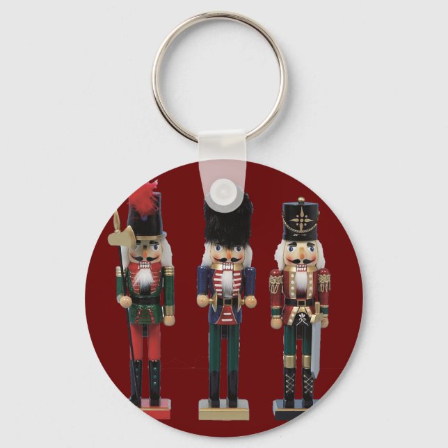 Three Nutcrackers Key Ring (Front)