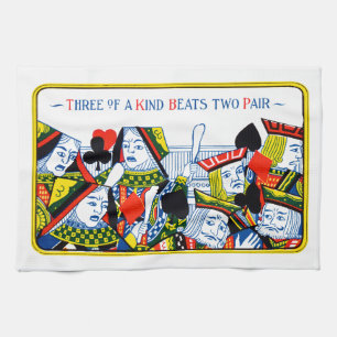 Three of a kind tea towel