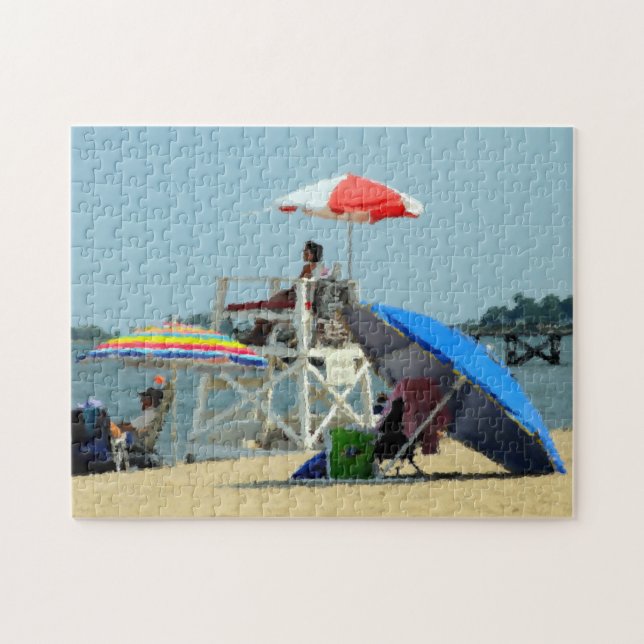 Three on the Beach Jigsaw Puzzle (Horizontal)