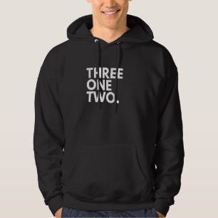 THREE ONE TWO Area Code 312 Chicago IL Illinois US Hoodie