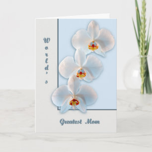 Three orchids card