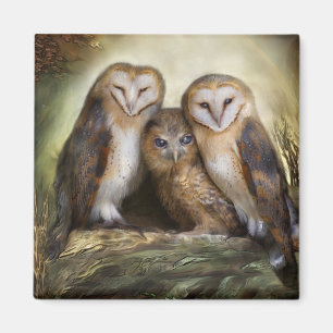 Three Owl Moon Magnet