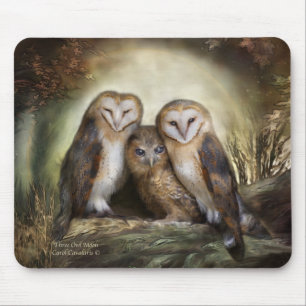 Three Owl Moon Mousepad