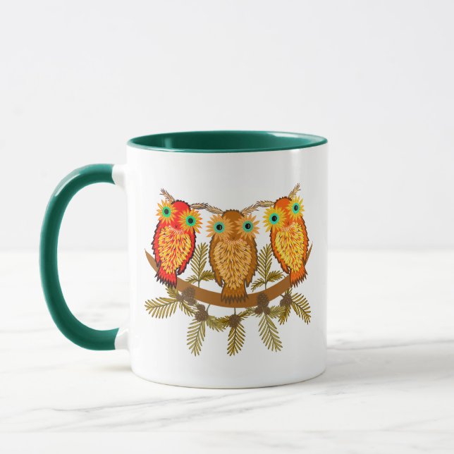 Three owls mug (Left)