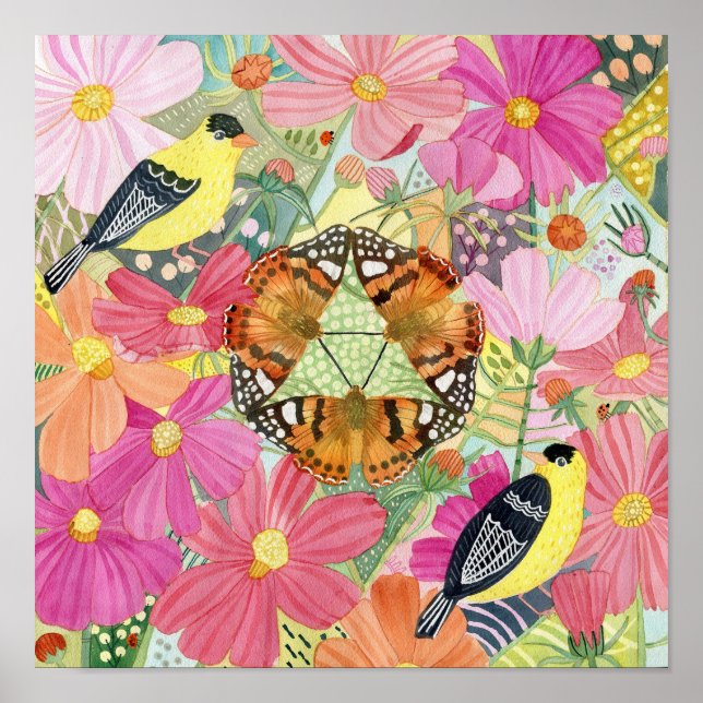 Three Painted Ladies poster (Front)