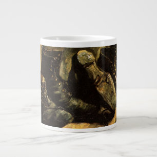 Three Pairs of Shoes by Vincent van Gogh Large Coffee Mug