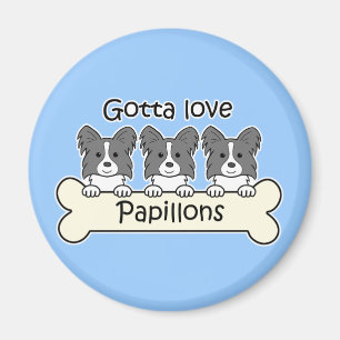 Three Papillons Magnet
