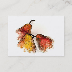 Three Pears Business Card