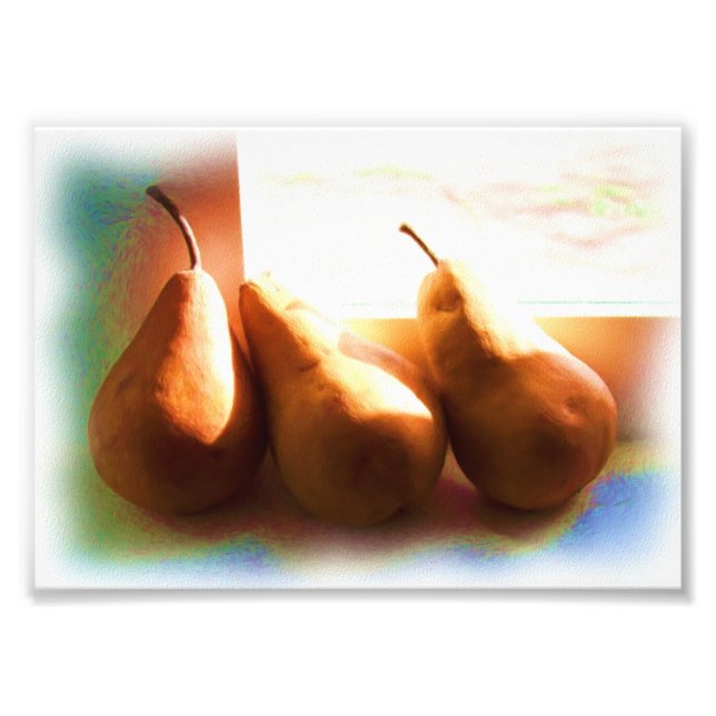 Three Pears Photo Print (Front)