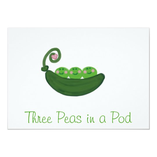 Three Peas In a Pod Card