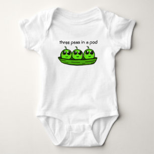 Three Peas in a Pod Onsie Baby Bodysuit