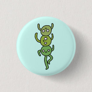 Three Peas In a Pot 3 Cm Round Badge