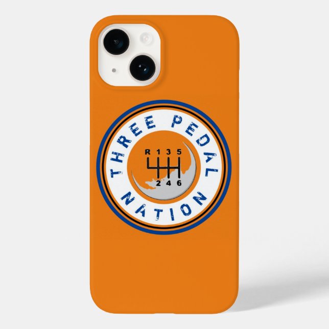 THREE PEDAL NATION iPhone case (Back)