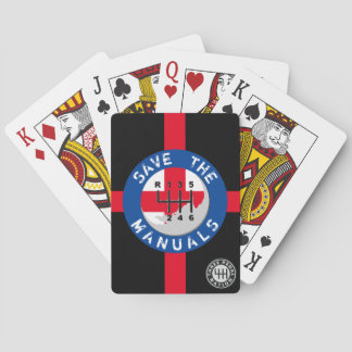 THREE PEDAL NATION PLAYING CARDS