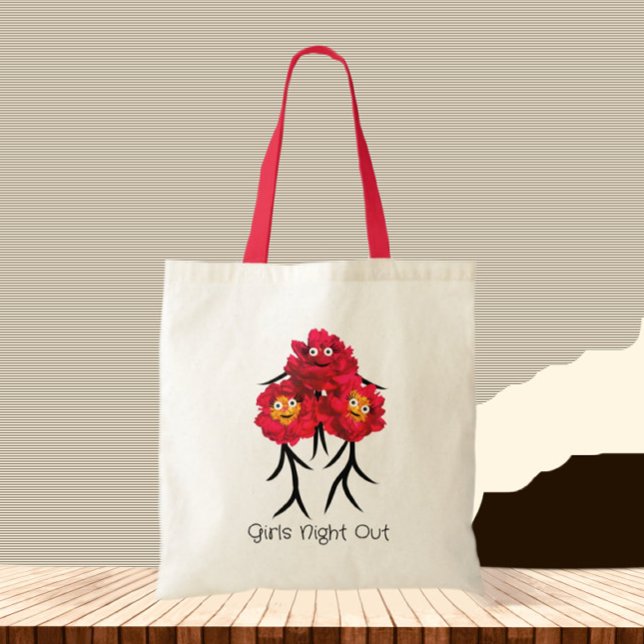 Three peonies tote bag (Creator Uploaded)