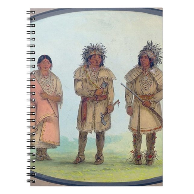 Three Peoria Indians Notebook (Front)