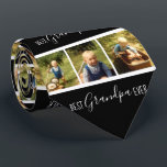 Three Photo Best Grandpa Ever Tie<br><div class="desc">Perfect for Christmas,  father's day,  or grandparents day! Fun and unique three photo Best Grandpa Ever Photo gift tie.</div>
