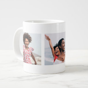 Three Photo Giant Coffee Mug