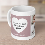 Three Photos and a Heart | Best Grandma Ever Coffee Mug<br><div class="desc">This cute ands stylish mug features a heart that says "you are the best grandma ever",  plus room for your names and three of your favourite personal photos. The perfect Mother's Day gift that will make your grandmother smile each time she reaches for her coffee!</div>