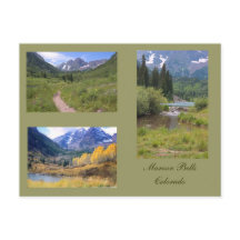 Three Photos of the Maroon Bells