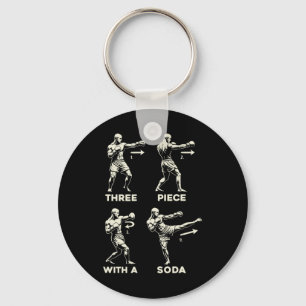 Three-piece Soda Mma And Kickboxing Fighter Combo Key Ring