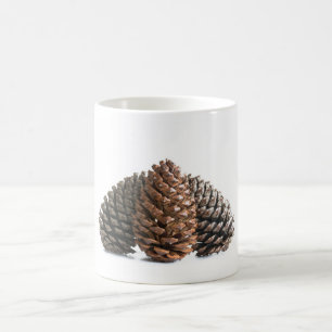 Three pinecones coffee mug