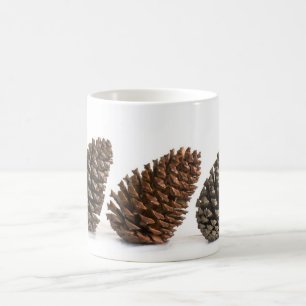 Three pinecones coffee mug