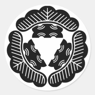 Three pines classic round sticker