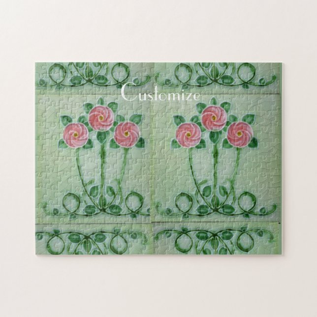 Three Pink Roses Thunder_Cove Jigsaw Puzzle (Horizontal)