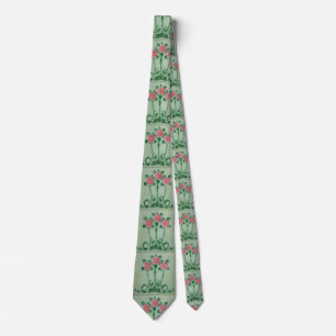 Three Pink Roses Thunder_Cove Tie
