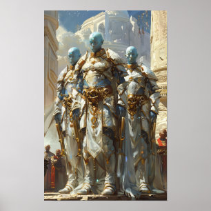 Three Powerful Anunnaki Gods Poster